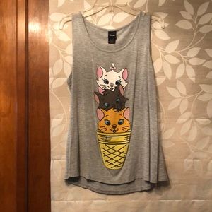 Disney brand tank with aristocats